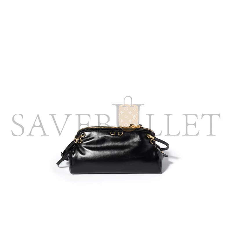 M1v M1v caprice glossy leather clutch 5bf130 (28*14.5*10cm)